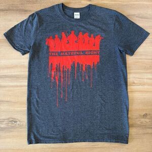 Quentin Tarantino The Hateful Eight Gray Movie Shirt Mens Size Medium Western